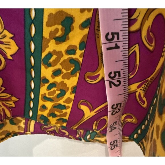 Winlar Kaftan Green Gold Purple One Size - Picture 13 of 13